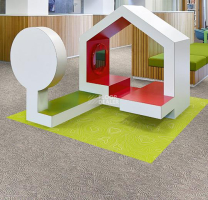 Forbo Sarlon Graphic 19dB 409T4319 black & white doodle фото 3 | FLOORDEALER